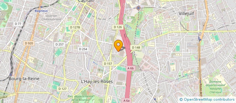 localisation de l'entreprise SCI CHNPARIS13  L'HAY-LES-ROSES