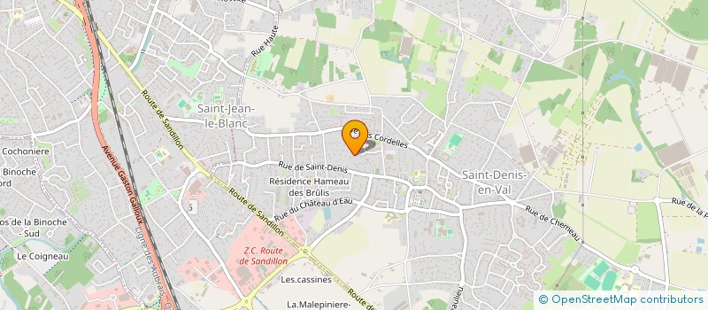 localisation de l'entreprise SCI CHOBERTRAND à SAINT-DENIS-EN-VAL