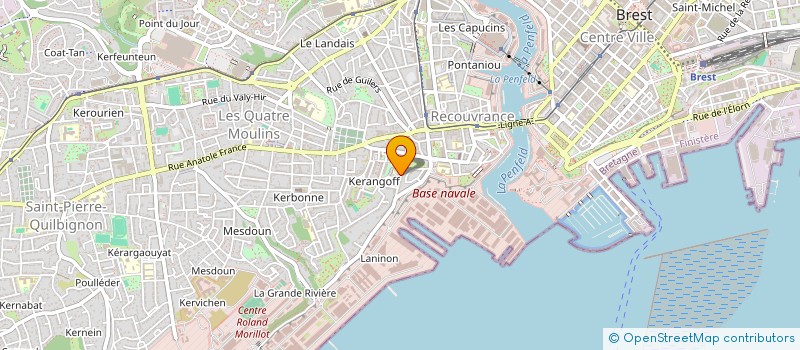 localisation de l'entreprise SCI CHOC  BREST