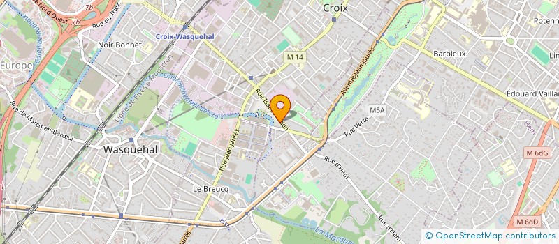 localisation de l'entreprise SCI CHOCKDEE CHADO à CROIX