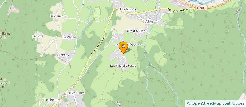 localisation de l'entreprise SCI CHOCO  ALEX