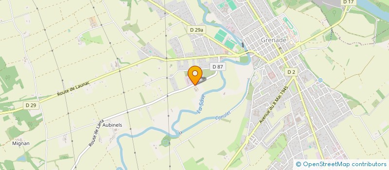 localisation de l'entreprise SCI CHOCOLATEAM  GRENADE