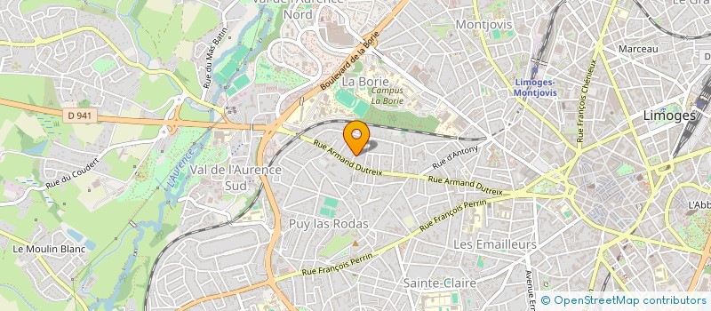 localisation de l'entreprise SCI CHOISILLE IMMOBILIER INVEST à LIMOGES