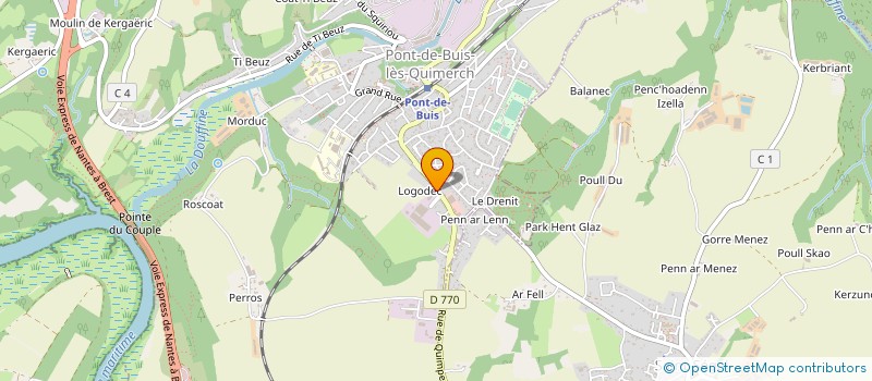 localisation de l'entreprise SCI CHOISNE  PONT-DE-BUIS-LES-QUIMERCH