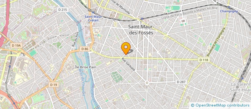 localisation de l'entreprise SCI CHOISY 168 à SAINT-MAUR-DES-FOSSES