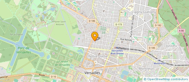 localisation de l'entreprise SCI CHOISY BARLA à VERSAILLES