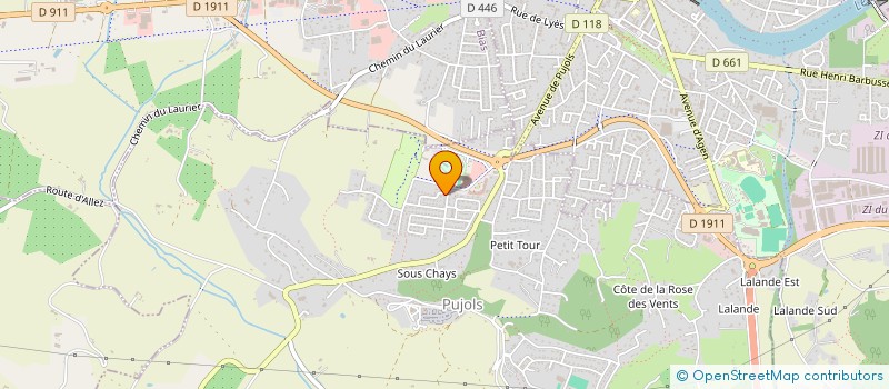 localisation de l'entreprise SCI CHOISY BESSETTE  PUJOLS