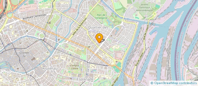 localisation de l'entreprise SCI CHOK 1  STRASBOURG