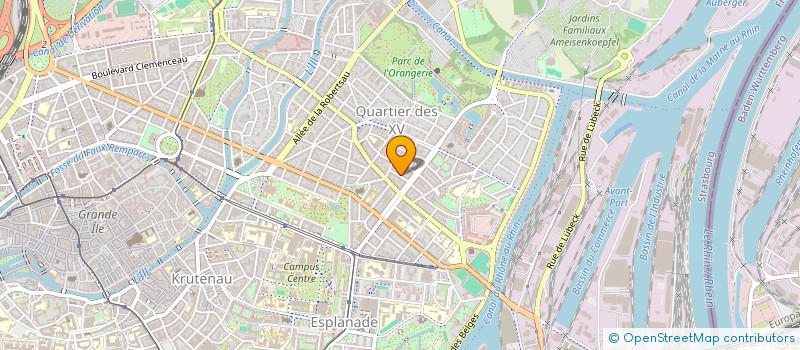 localisation de l'entreprise SCI CHOK 2  STRASBOURG