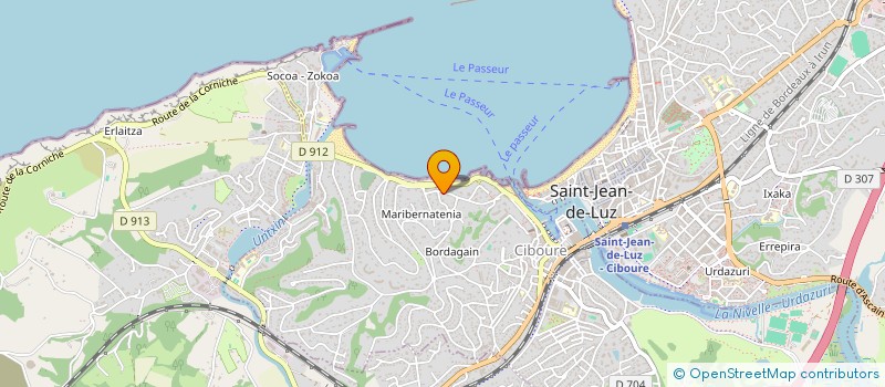 localisation de l'entreprise SCI CHOKOAN BAITA  CIBOURE