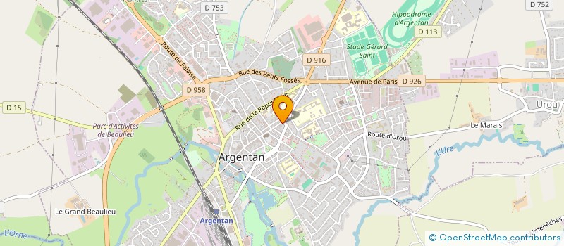 localisation de l'entreprise SCI CHOLET FRERES à ARGENTAN