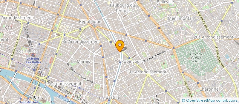 localisation de l'entreprise SCI CHOLEWA FRERES  PARIS