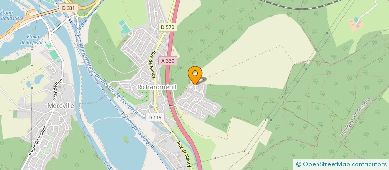 localisation de l'entreprise SCI CHOLEY 54  RICHARDMENIL