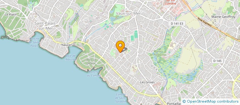 localisation de l'entreprise SCI CHOLIN LAROCHE  VAUX-SUR-MER