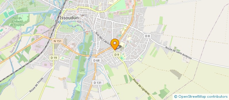 localisation de l'entreprise SCI CHOLLET à ISSOUDUN
