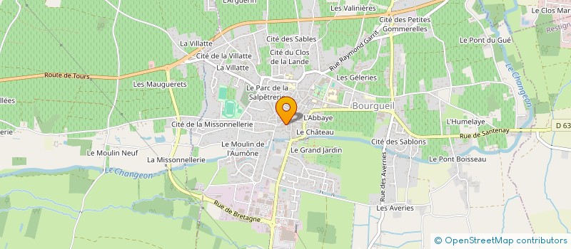 localisation de l'entreprise SCI CHOLLET - GIR à BOURGUEIL