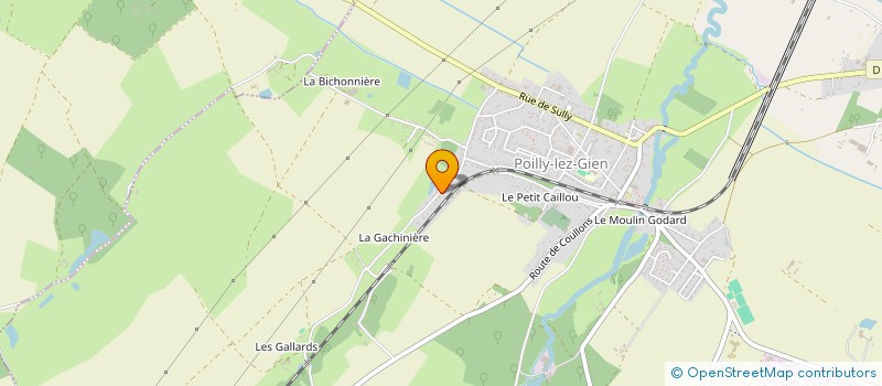 localisation de l'entreprise SCI CHOLLET IMMO POILLY à POILLY-LEZ-GIEN