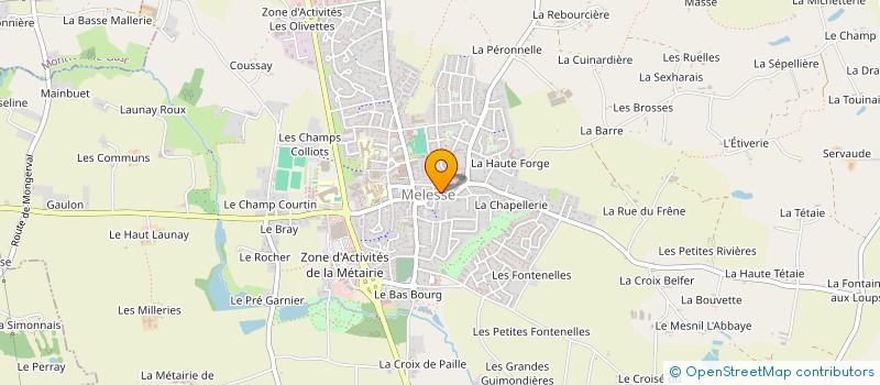 localisation de l'entreprise SCI CHOLLET OSTEO  MELESSE