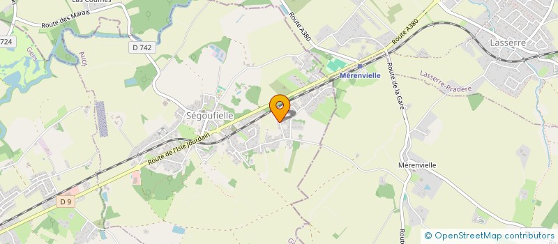 localisation de l'entreprise SCI CHOLLET PLAT  SEGOUFIELLE