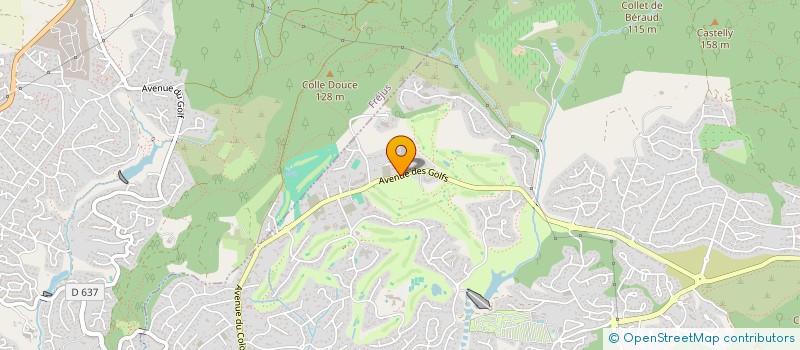 localisation de l'entreprise SCI CHOLLEY  SAINT-RAPHAEL