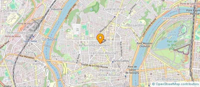 localisation de l'entreprise SCI CHOLPACO  LYON