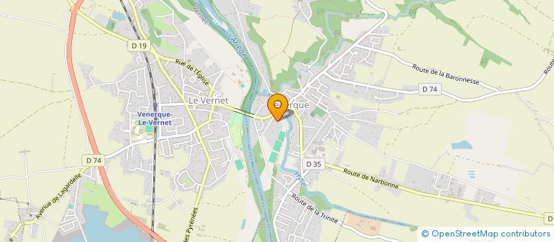 localisation de l'entreprise SCI CHOM à VENERQUE