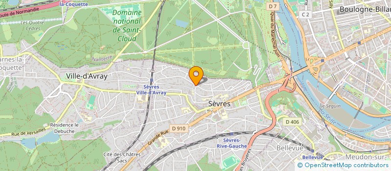 localisation de l'entreprise SCI CHOMETTES à SEVRES
