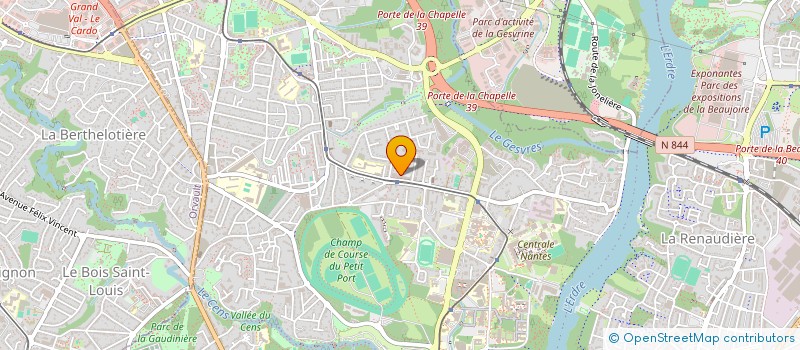 localisation de l'entreprise SCI CHOMON à NANTES