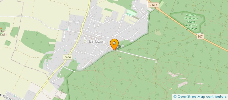 localisation de l'entreprise SCI CHOMY  BARBIZON