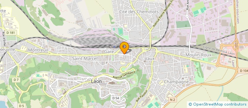 localisation de l'entreprise SCI CHONG ET LEE à LAON