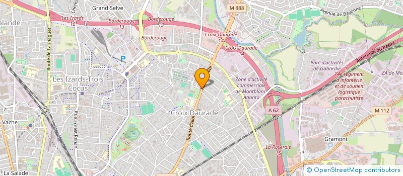 localisation de l'entreprise SCI CHONY  TOULOUSE