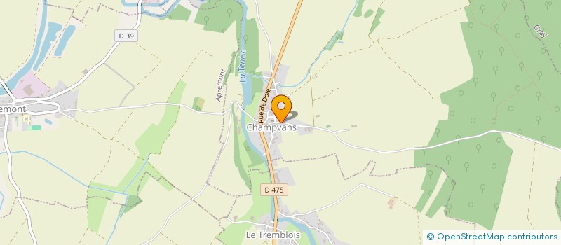 localisation de l'entreprise SCI CHOPARD  CHAMPVANS