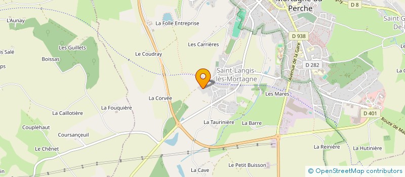 localisation de l'entreprise SCI CHOPLAIN INVESTISSEMENTS à SAINT-LANGIS-LES-MORTAGNE
