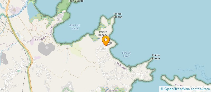 localisation de l'entreprise SCI CHOQUENET MARTINIQUE  LE ROBERT