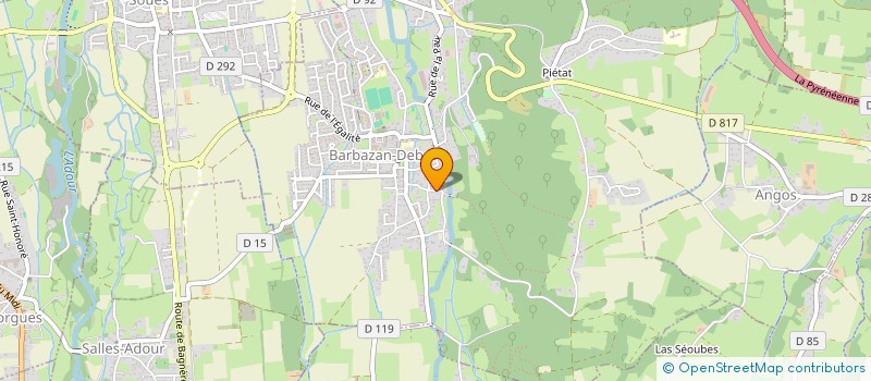 localisation de l'entreprise SCI CHOQUET AFONSO  BARBAZAN-DEBAT