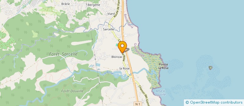 localisation de l'entreprise SCI CHOQUET GIELEN  GOYAVE