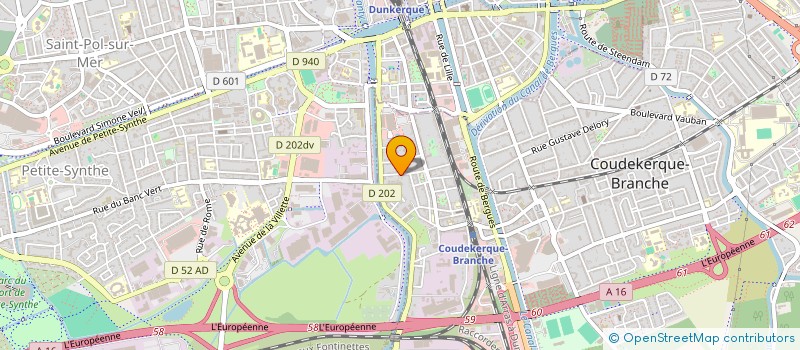 localisation de l'entreprise SCI CHORAFA  COUDEKERQUE-BRANCHE