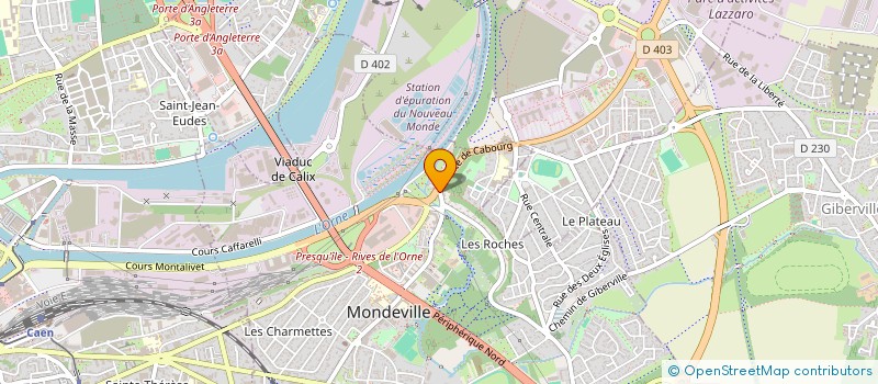 localisation de l'entreprise SCI CHORNET à MONDEVILLE