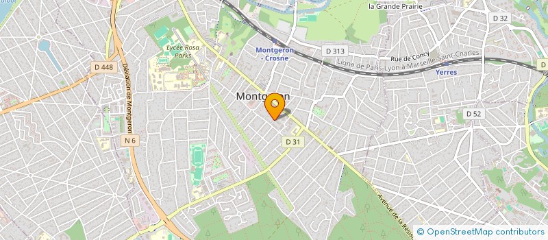 localisation de l'entreprise SCI CHOSYMONT à MONTGERON