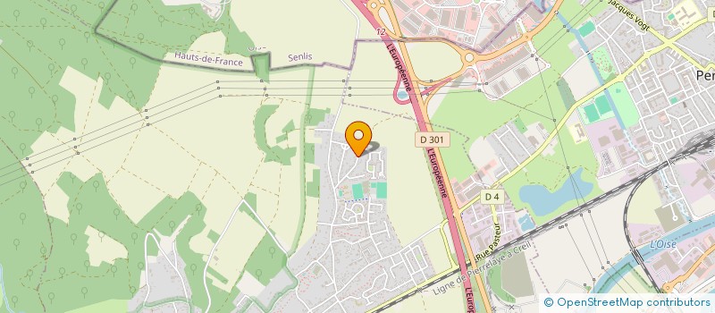 localisation de l'entreprise SCI CHOU & COCO GESTION  CHAMPAGNE-SUR-OISE