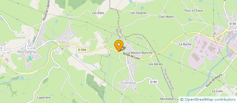 localisation de l'entreprise SCI CHOUBER  COMBRE