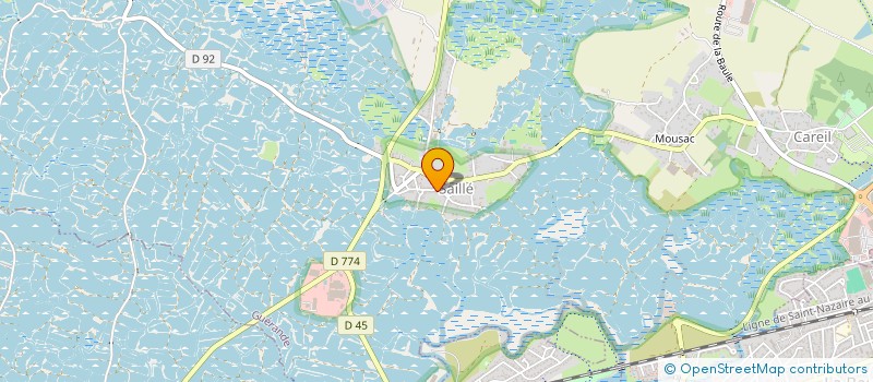 localisation de l'entreprise SCI CHOUBIDI  GUERANDE