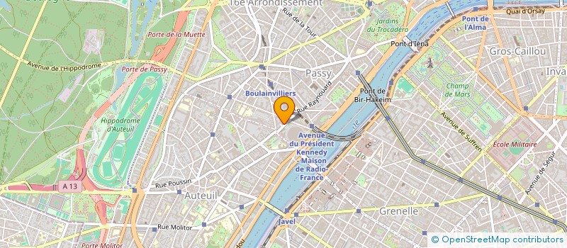 localisation de l'entreprise SCI CHOUBIMMO à NEUILLY-SUR-SEINE