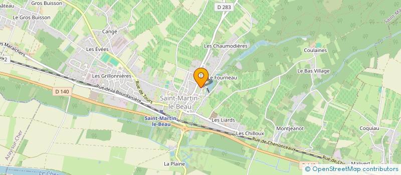 localisation de l'entreprise SCI CHOUCABUS  SAINT-MARTIN-LE-BEAU