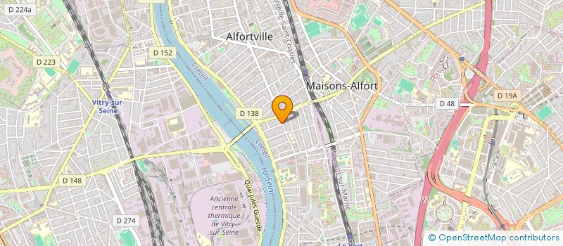 localisation de l'entreprise SCI CHOUCHANE INVESTISSEMENTS à ALFORTVILLE