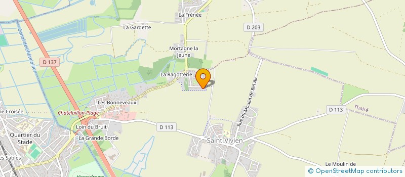 localisation de l'entreprise SCI CHOUCHOU  SAINT-VIVIEN