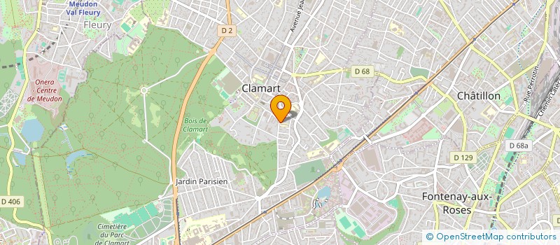 localisation de l'entreprise SCI CHOUCKY  CLAMART