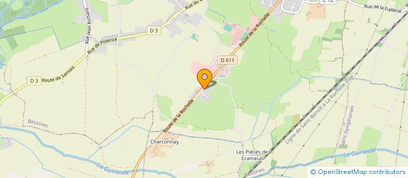 localisation de l'entreprise SCI CHOUDHARY  BESSINES