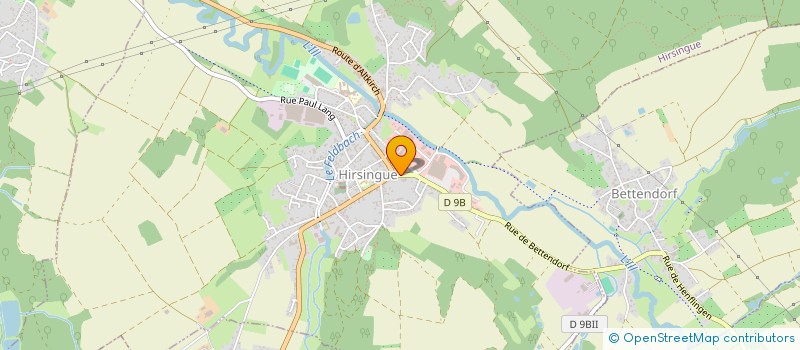 localisation de l'entreprise SCI CHOUETTE  HIRSINGUE