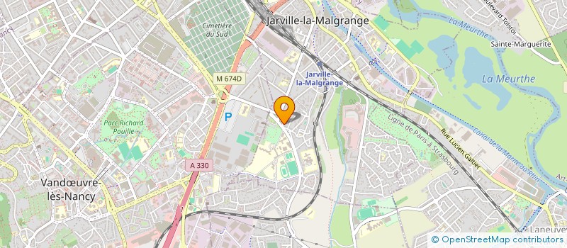 localisation de l'entreprise SCI CHOUETTE  JARVILLE-LA-MALGRANGE